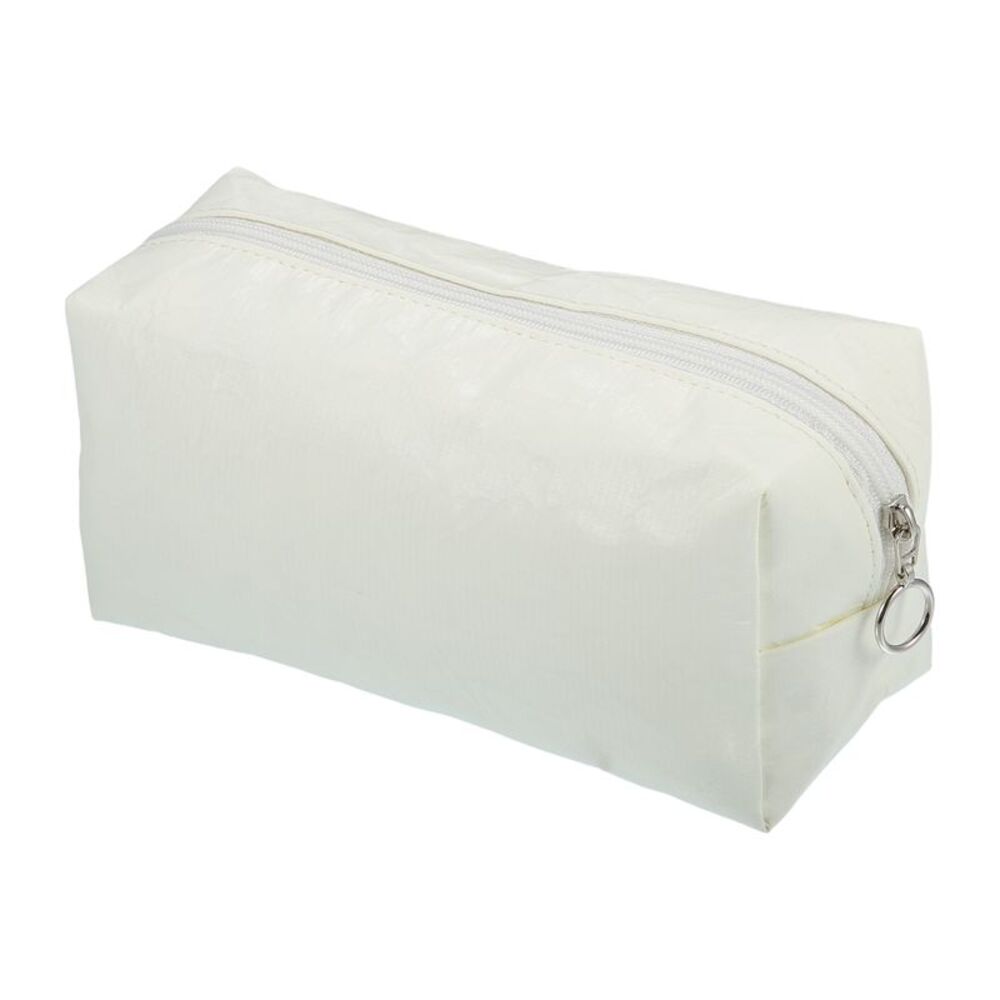 1 Pcs Polyethylene Portable Travel Toiletry Bag Makeup Organizer Bag White